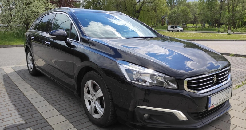 Peugeot 508 cena 54300 przebieg: 101100, rok produkcji 2017 z Katowice małe 106